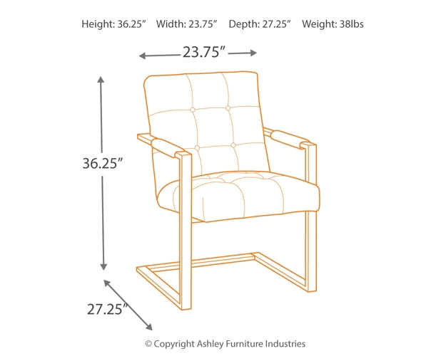 Ashley Express - Starmore Home Office Desk with Chair