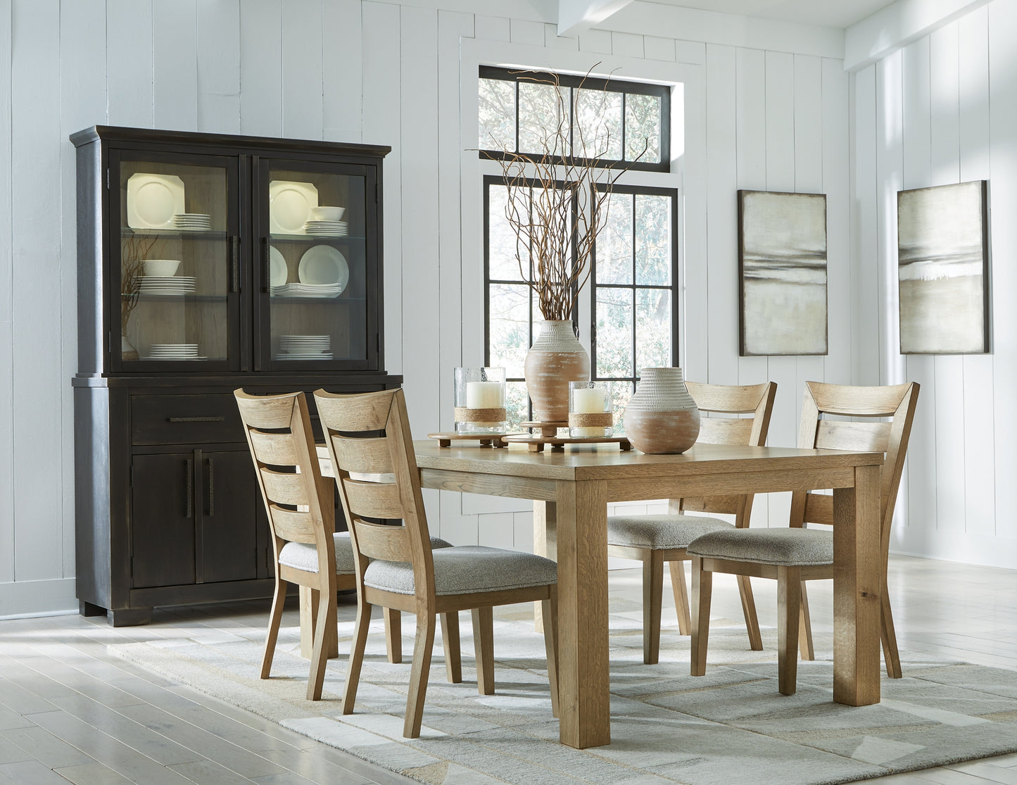 Galliden Dining Table and 4 Chairs