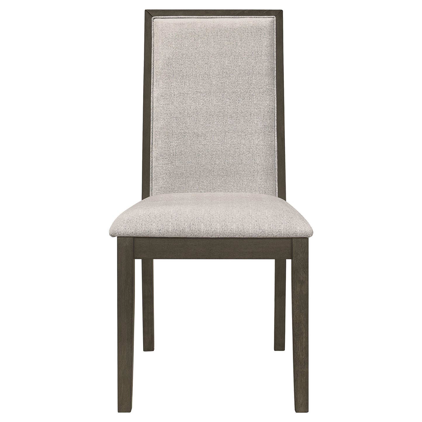 Kelly Upholstered Dining Side Chair Dark Grey (Set of 2)