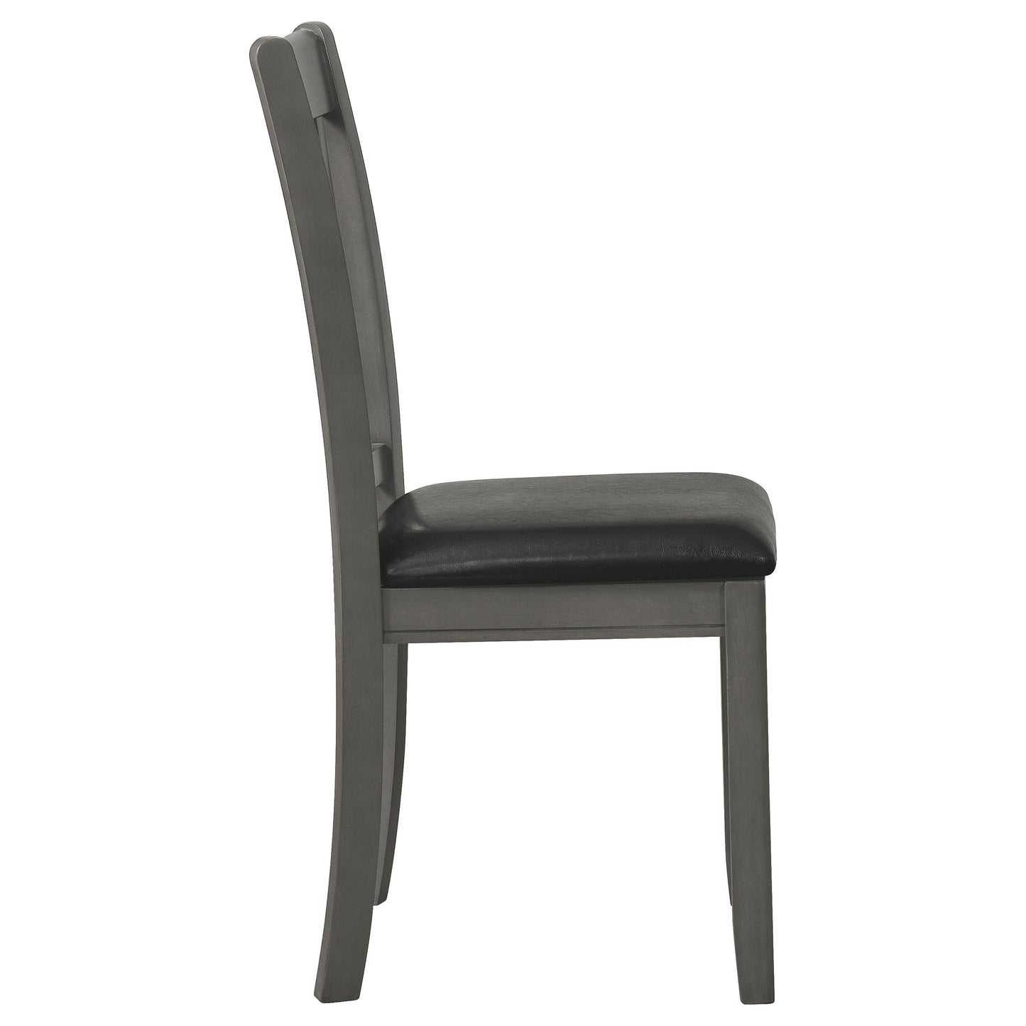 Lavon Wood Dining Side Chair Medium Grey (Set of 2)