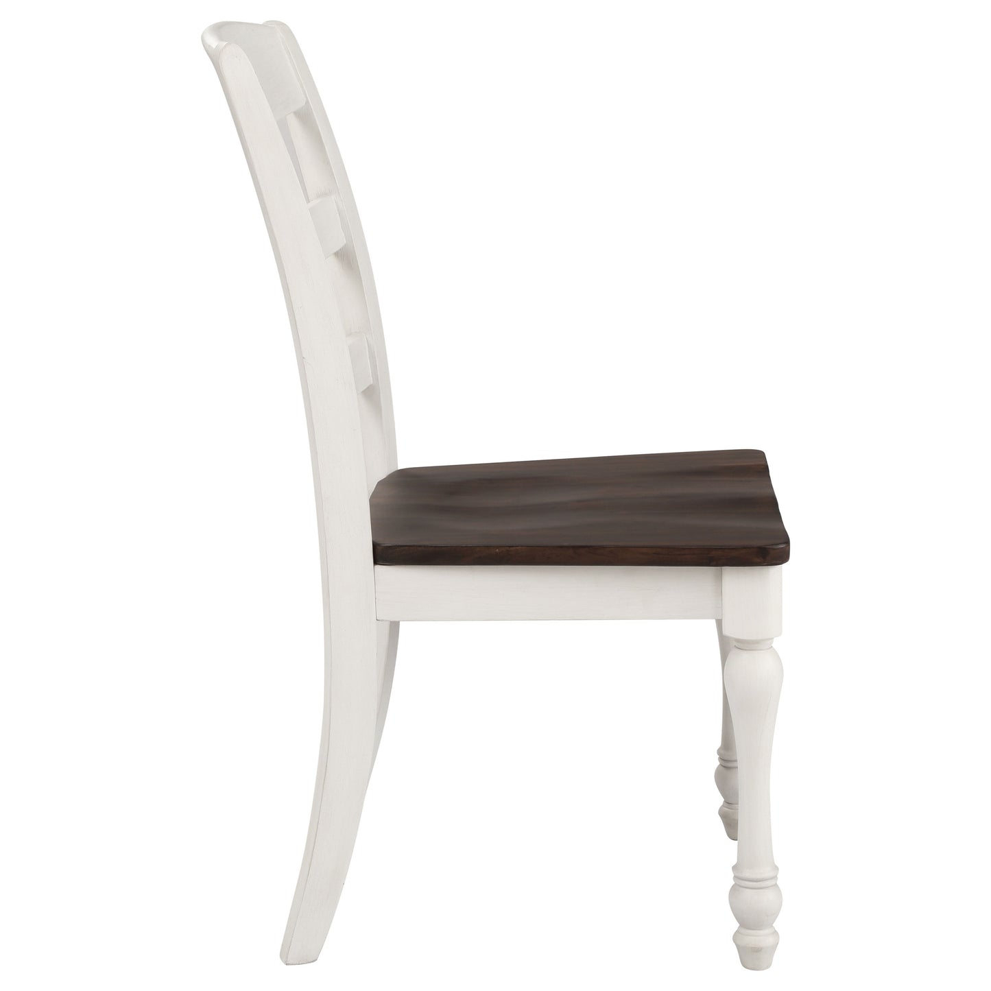 Madelyn Wood Dining Side Chair Coastal White (Set of 2)