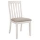 Nogales Wood Dining Side Chair Off White (Set of 2)