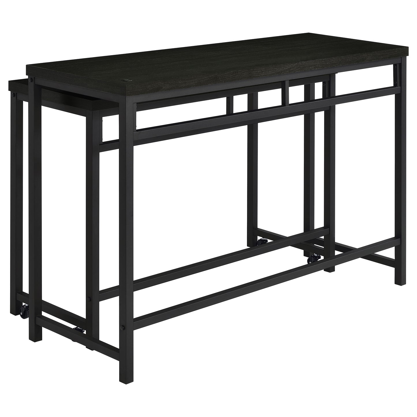 Hawes 4-piece Multipurpose Counter Height Table Set Black