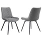 Diggs Upholstered Swivel Dining Side Chair Grey (Set of 2)