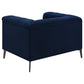 Chalet 3-piece Upholstered Tuxedo Arm Tufted Sofa Set Blue