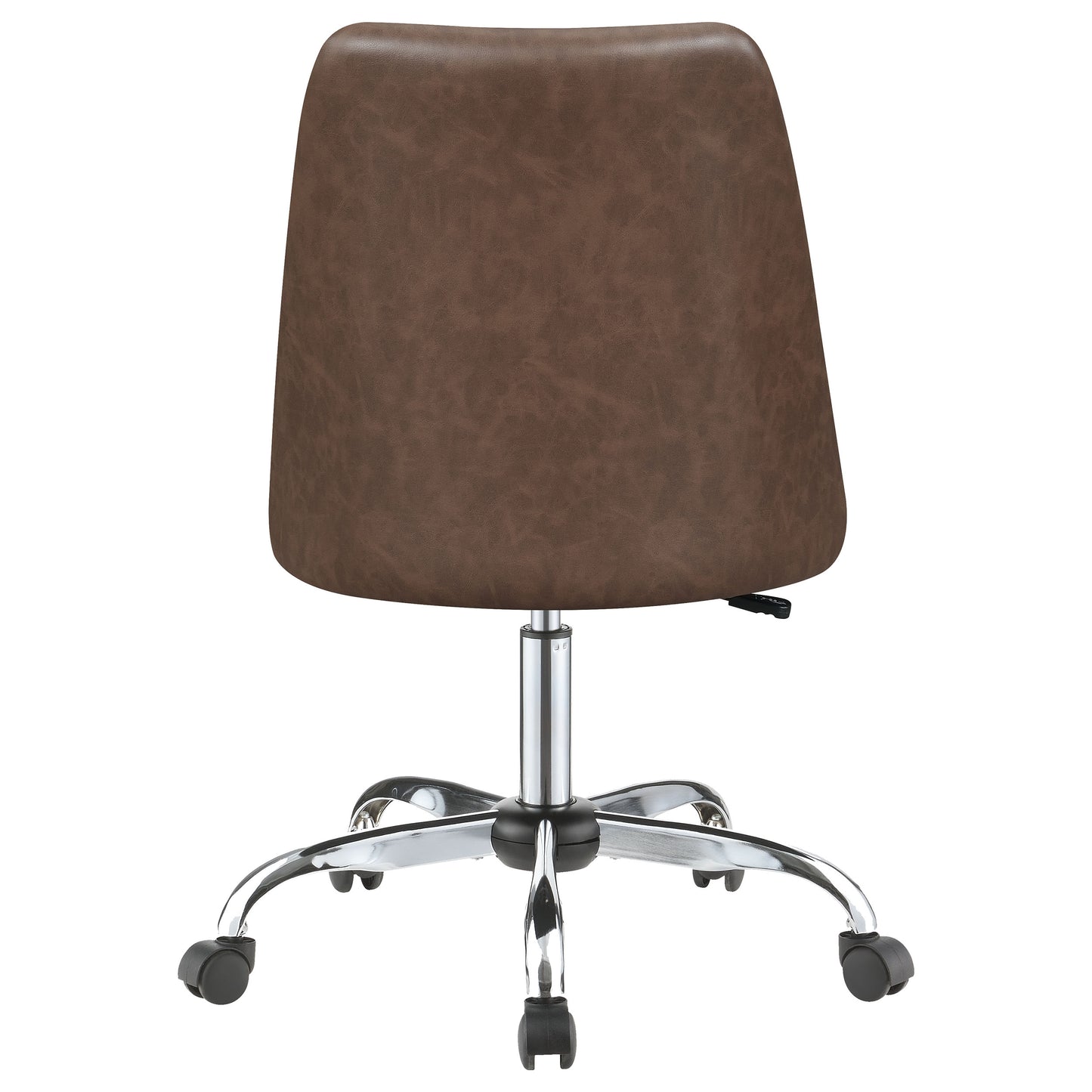 Althea Upholstered Adjustable Home Office Desk Chair Brown