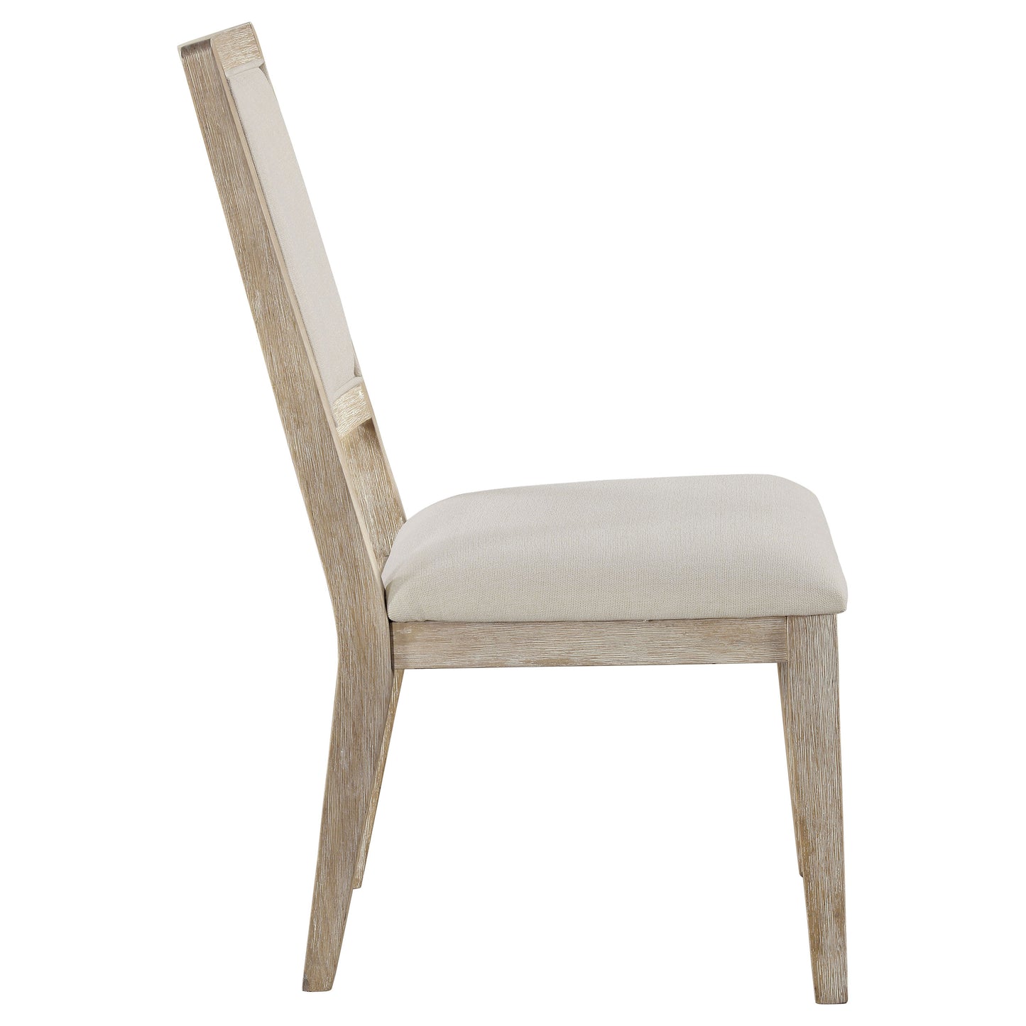 Trofello Cushioned Dining Side Chair White Washed (Set of 2)