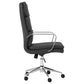 Ximena Upholstered Adjustable High Back Office Chair Black