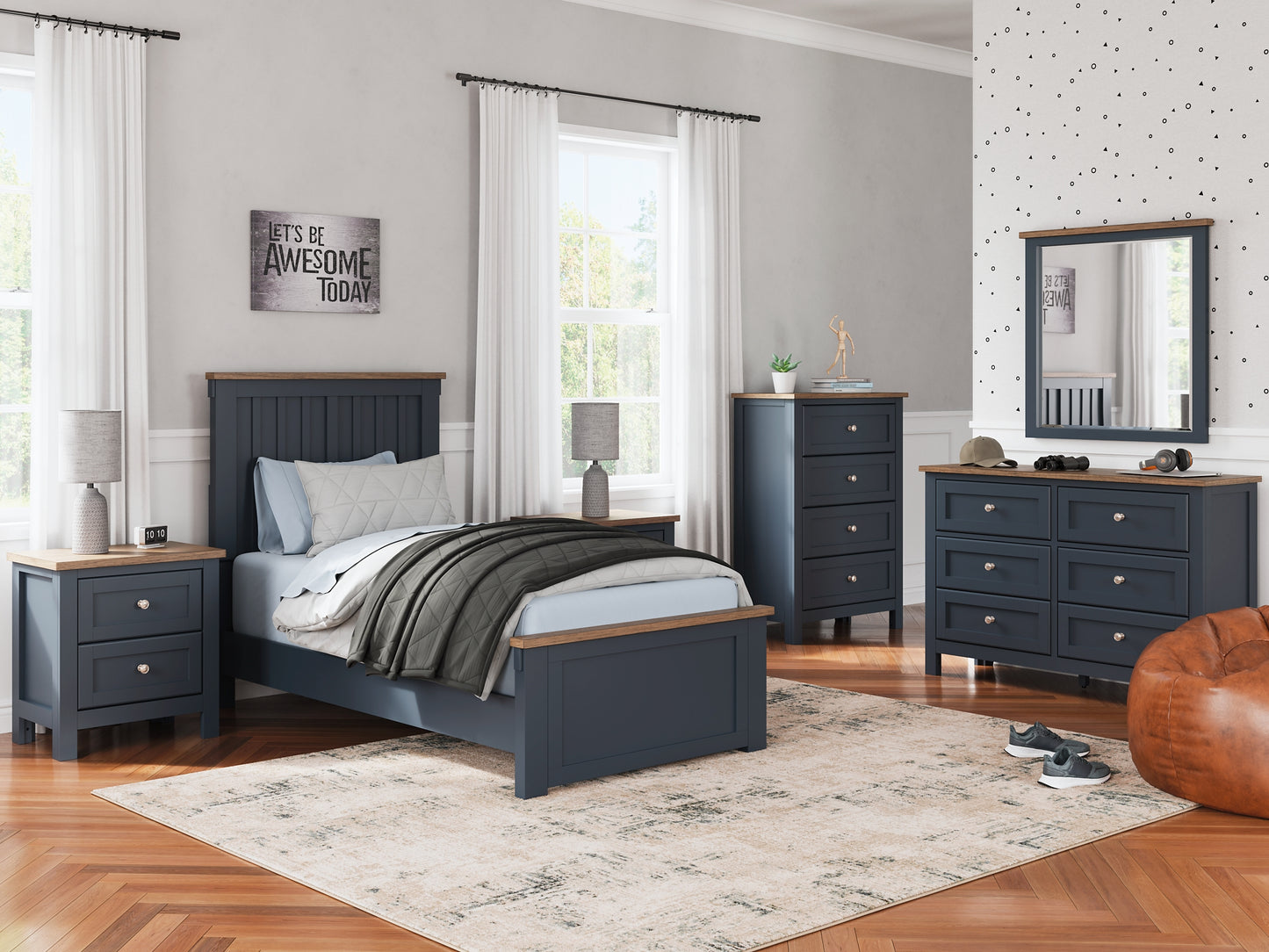 Ashley Express - Landocken  Panel Bed