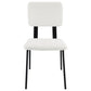 Calla Fabric Upholstered Dining Side Chair White (Set of 2)