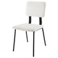 Calla Fabric Upholstered Dining Side Chair White (Set of 2)