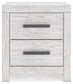 Cayboni Full Panel Bed with Mirrored Dresser, Chest and Nightstand