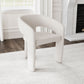 Eudora Boucle Upholstered Dining Side Chair Cream (Set of 2)