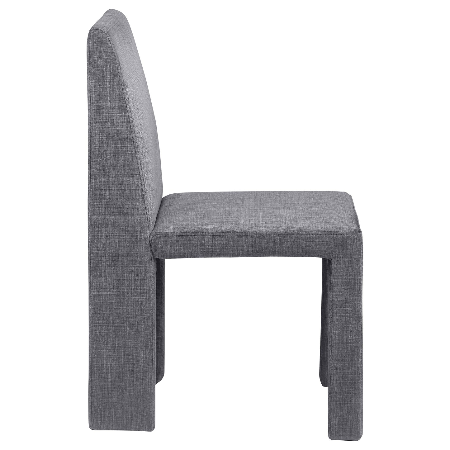 Tordera Velvet Upholstered Dining Side Chair Grey (Set of 2)