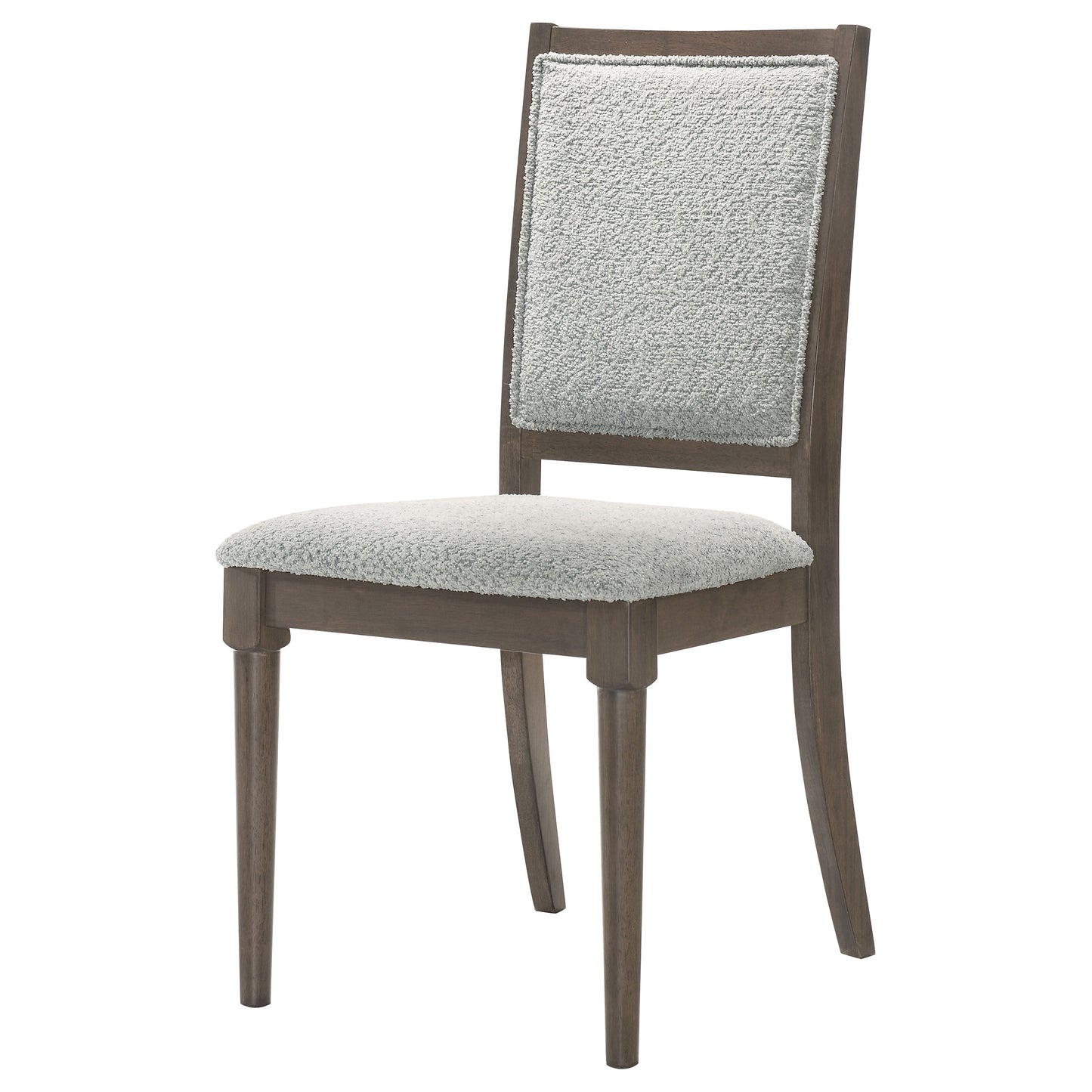 Onslow Upholstered Dining Side Chair Dark Brown (Set of 2)