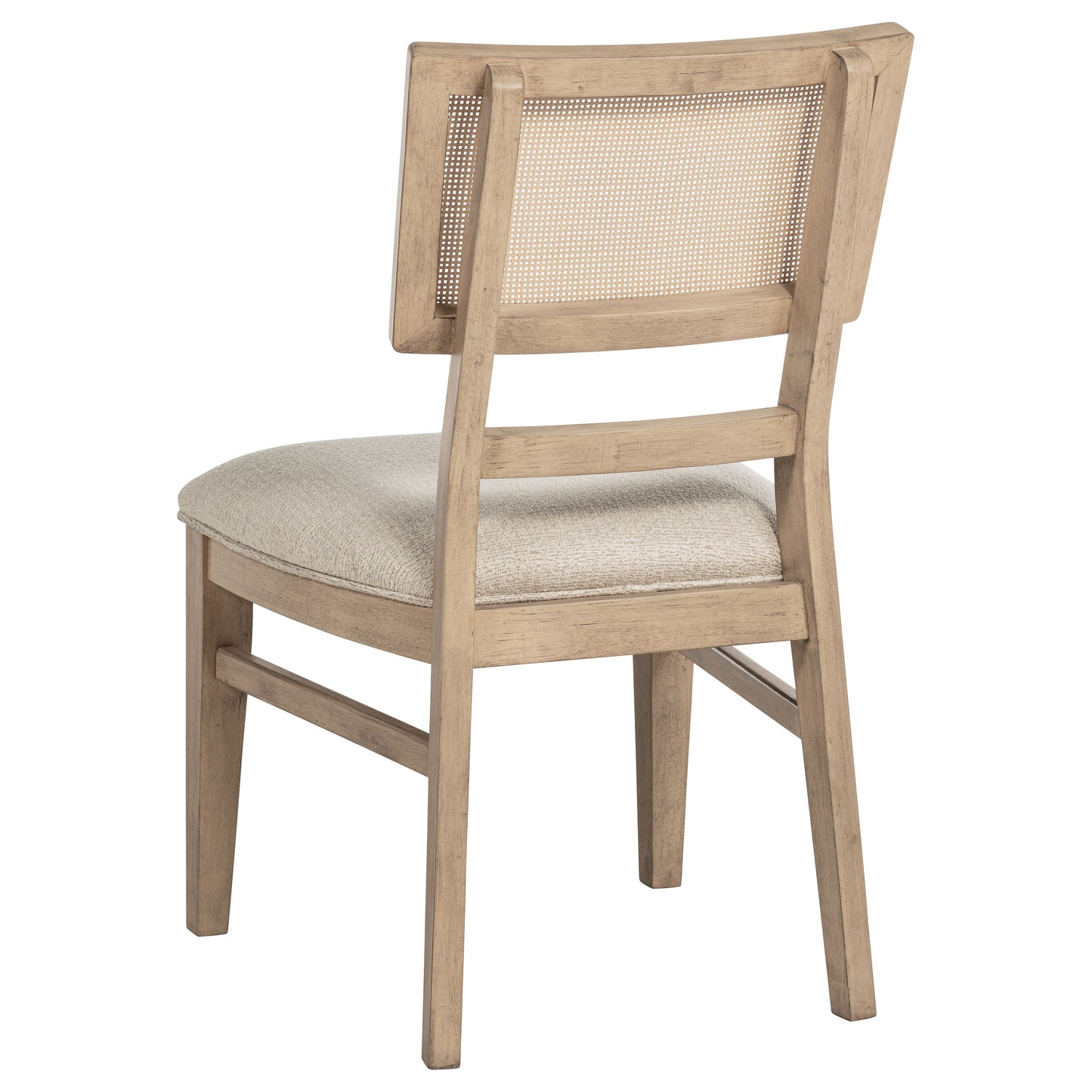 Kailani Rattan Cane Dining Side Chair Beige Oak (Set of 2)