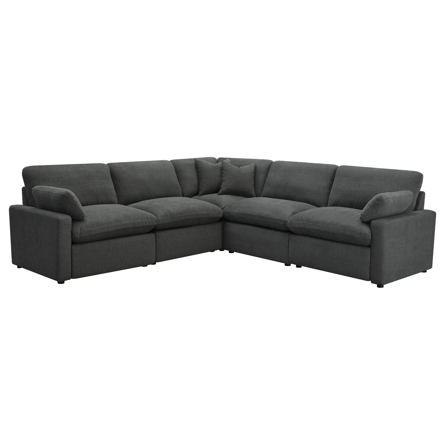 Collins 5-piece Modular Power Reclining Sectional Dark Grey