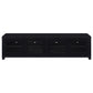 Jupiter 3-piece Entertainment Center 79-inch TV Stand Black