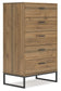 Ashley Express - Deanlow Full Panel Headboard with Dresser, Chest and Nightstand