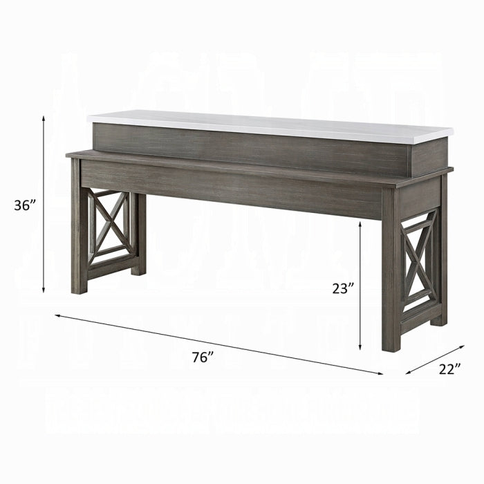 Wandella 4PC Pack Counter Height Table Set W/USB