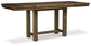 Moriville Counter Height Dining Table and 4 Barstools with Storage