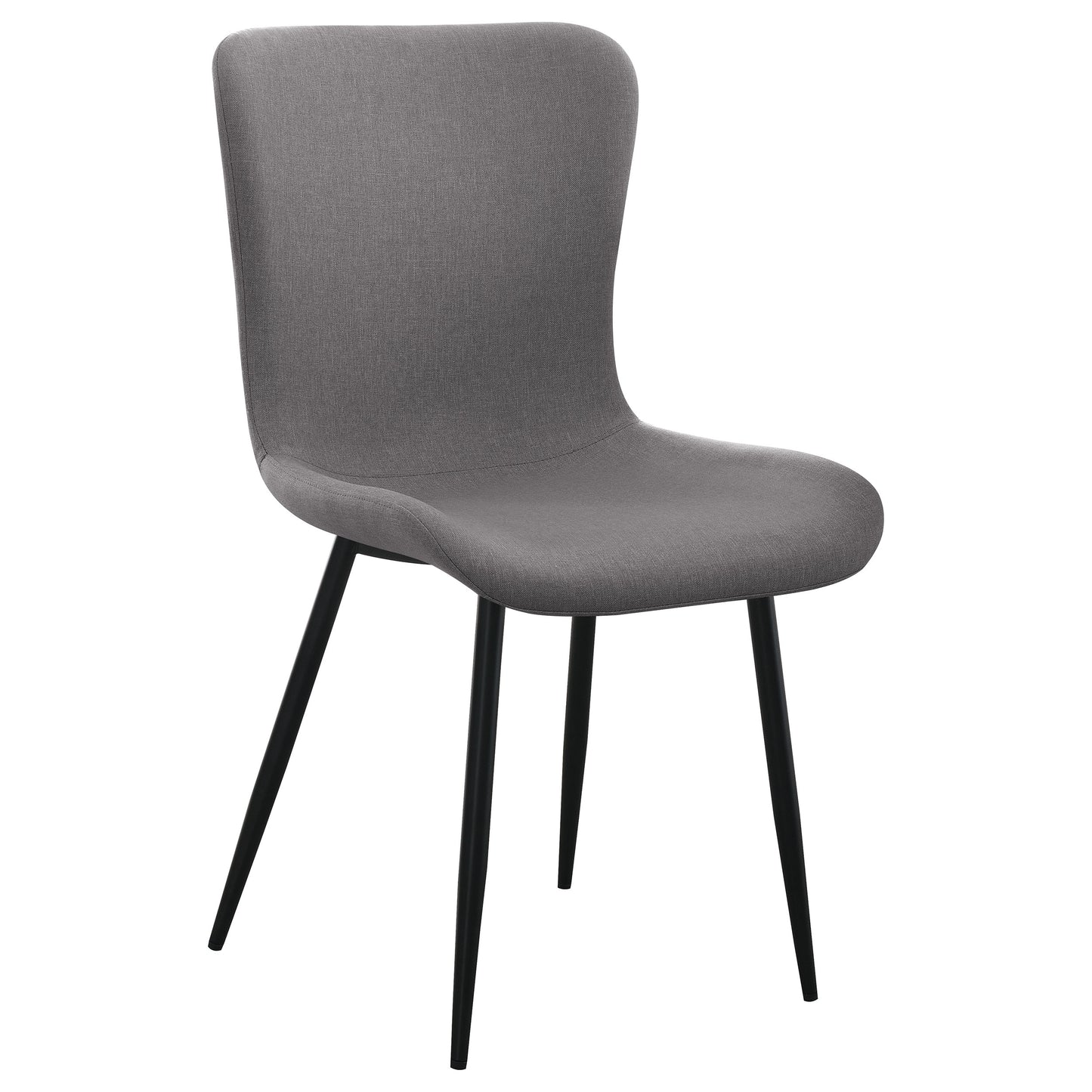 Horizon Upholstered Dining Side Chair Warm Grey (Set of 2)