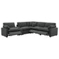 Collins 6-piece Modular Power Reclining Sectional Dark Grey