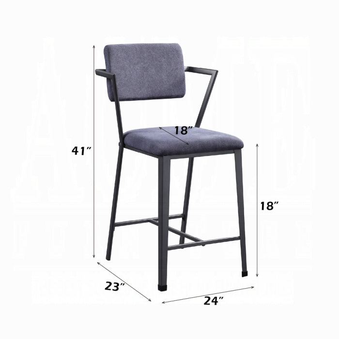 Cargo Counter Height Chair (Set-2)