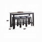 Necalli 4PC Pack Counter Height Table Set