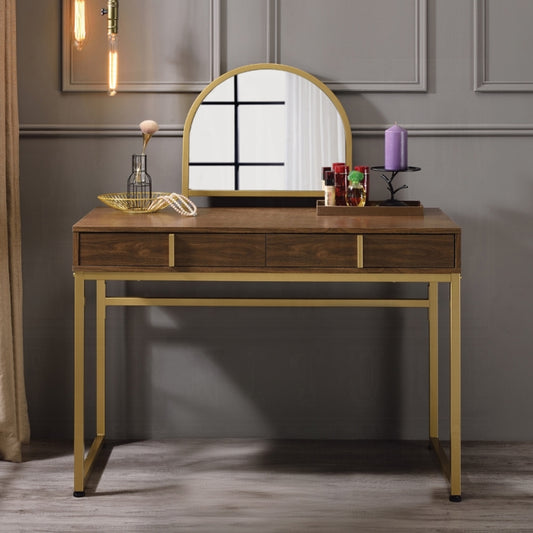 Coleen Vanity Desk W/Mirror & Jewelry Tray