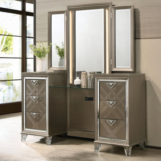 Skylar Vanity Desk & Mirror