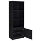 Winfield 3-sheld Media Tower Entertainment Pier Black