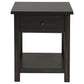 Payne 2-piece Coffee and 1-drawer End Table Set Java