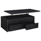 Knapp 3-piece Lift Top Coffee Table Set Black