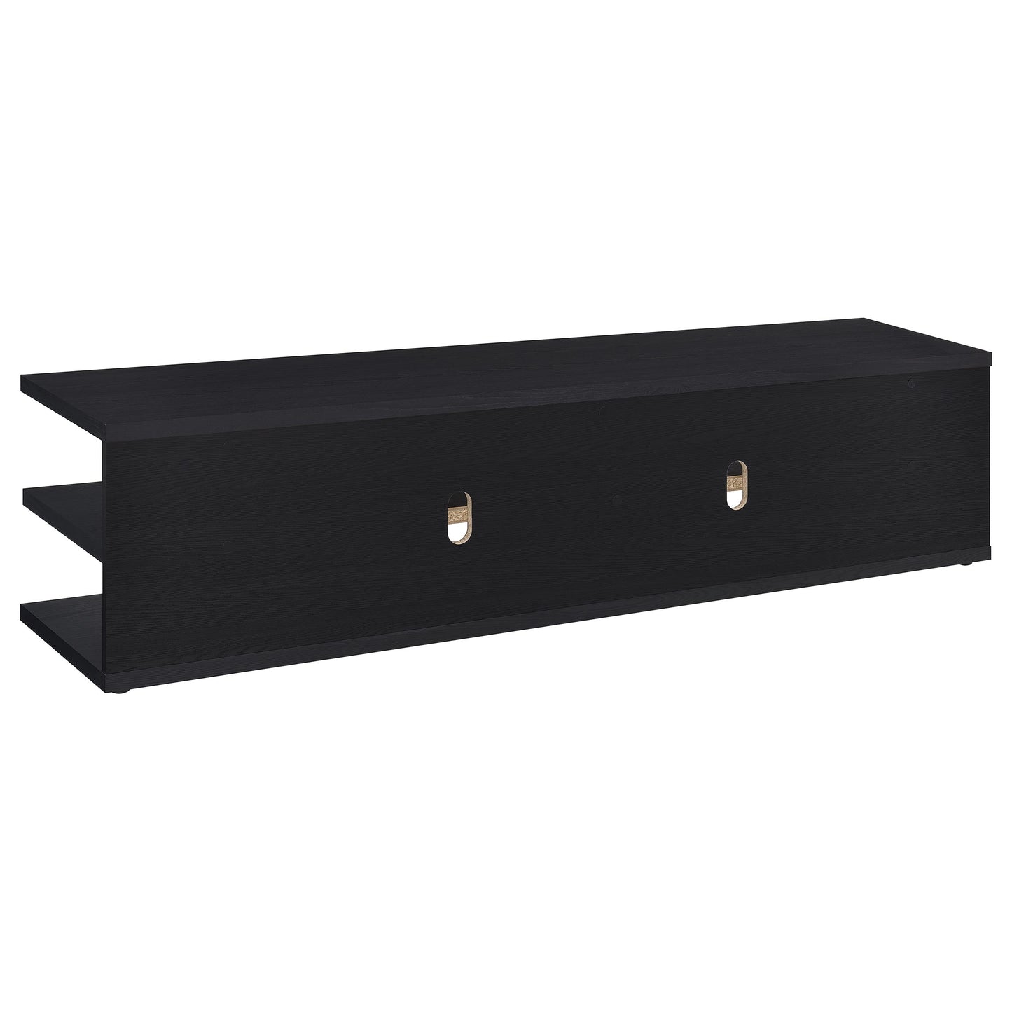 Cartmill 78-inch 2-tier TV Stand Media Console Black