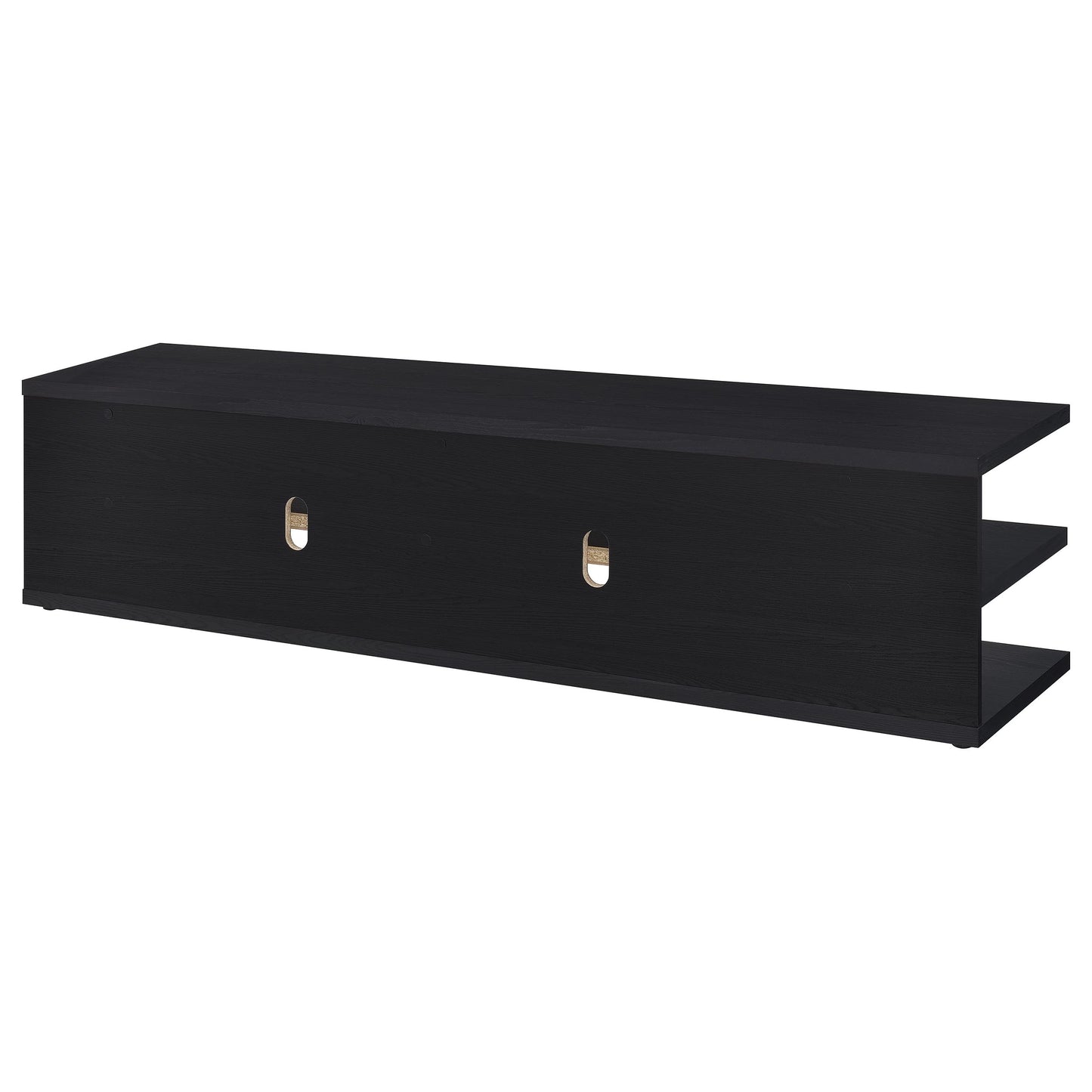 Cartmill 78-inch 2-tier TV Stand Media Console Black